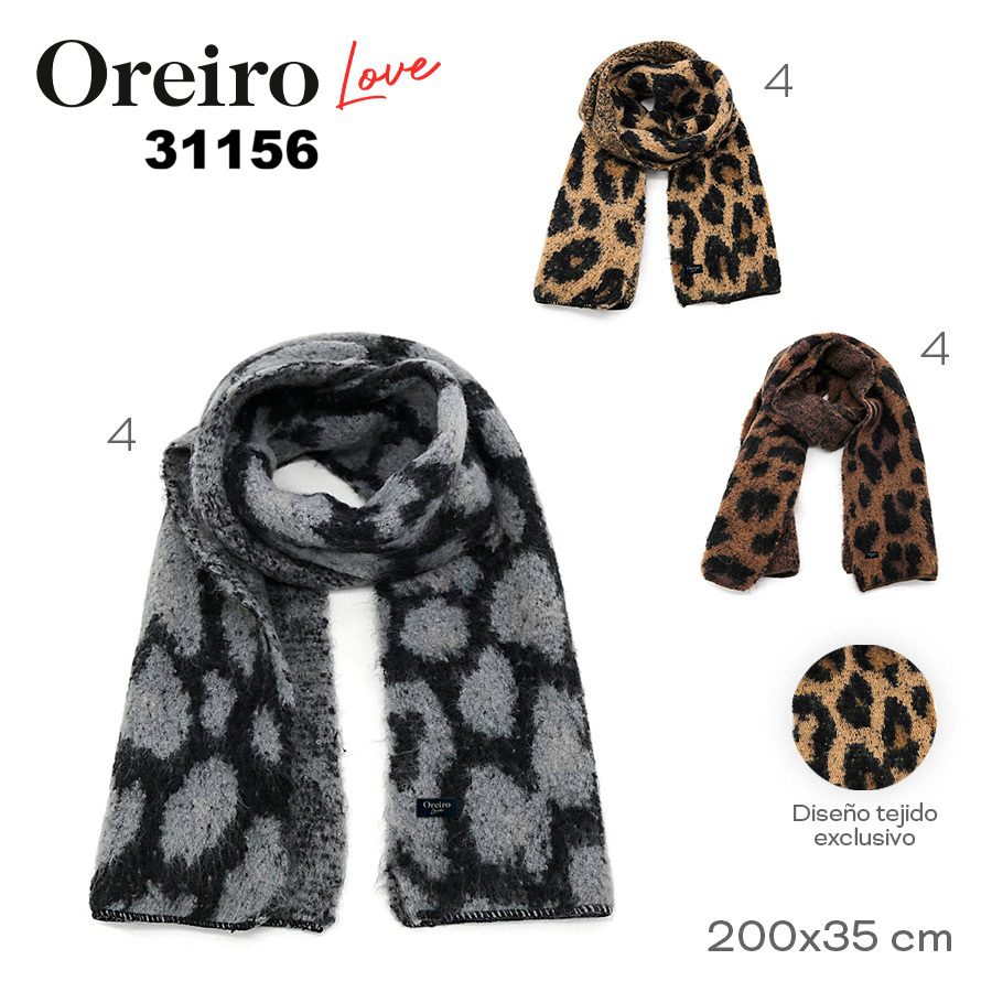 31156 Bufanda Oreiro Love