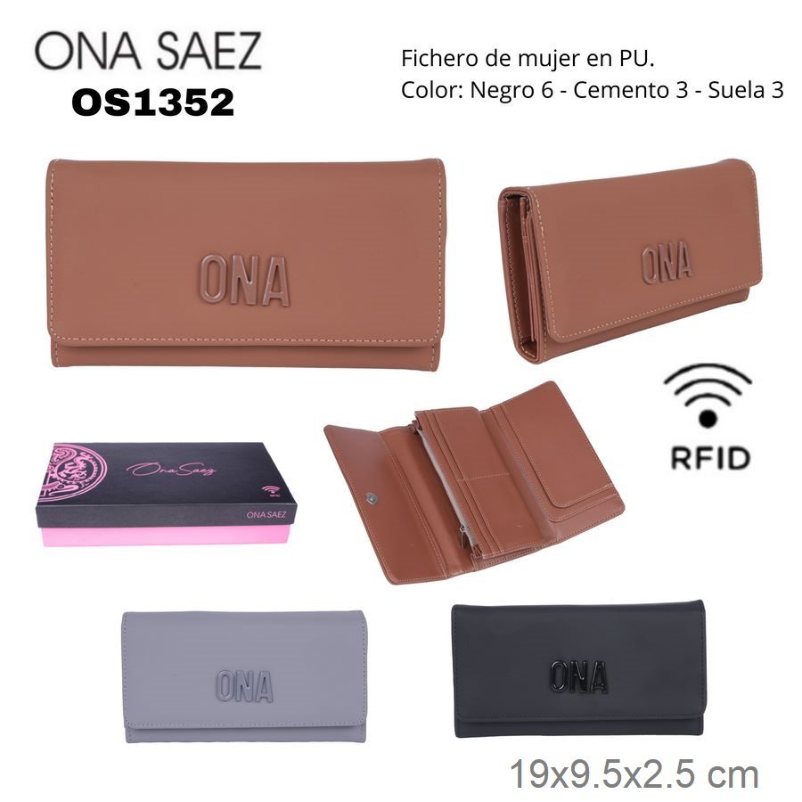 OS1352 BILLETERA DE MUJER ONA SAEZ