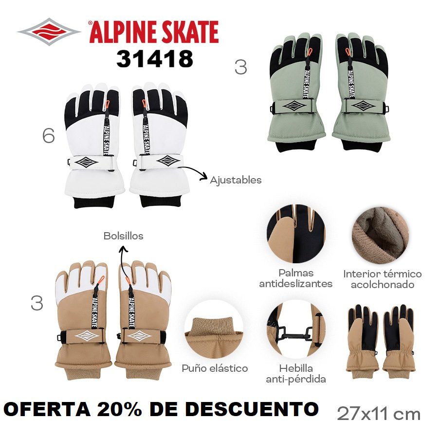 31418 Guante Alpine Skate