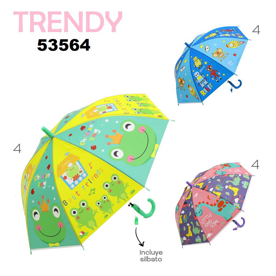 53564 - Paraguas infantiles