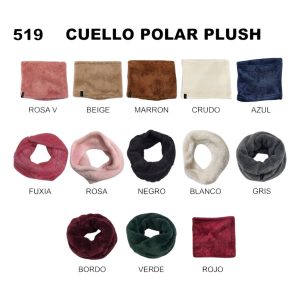 519 CUELLO POLAR PIEL INVIERNO