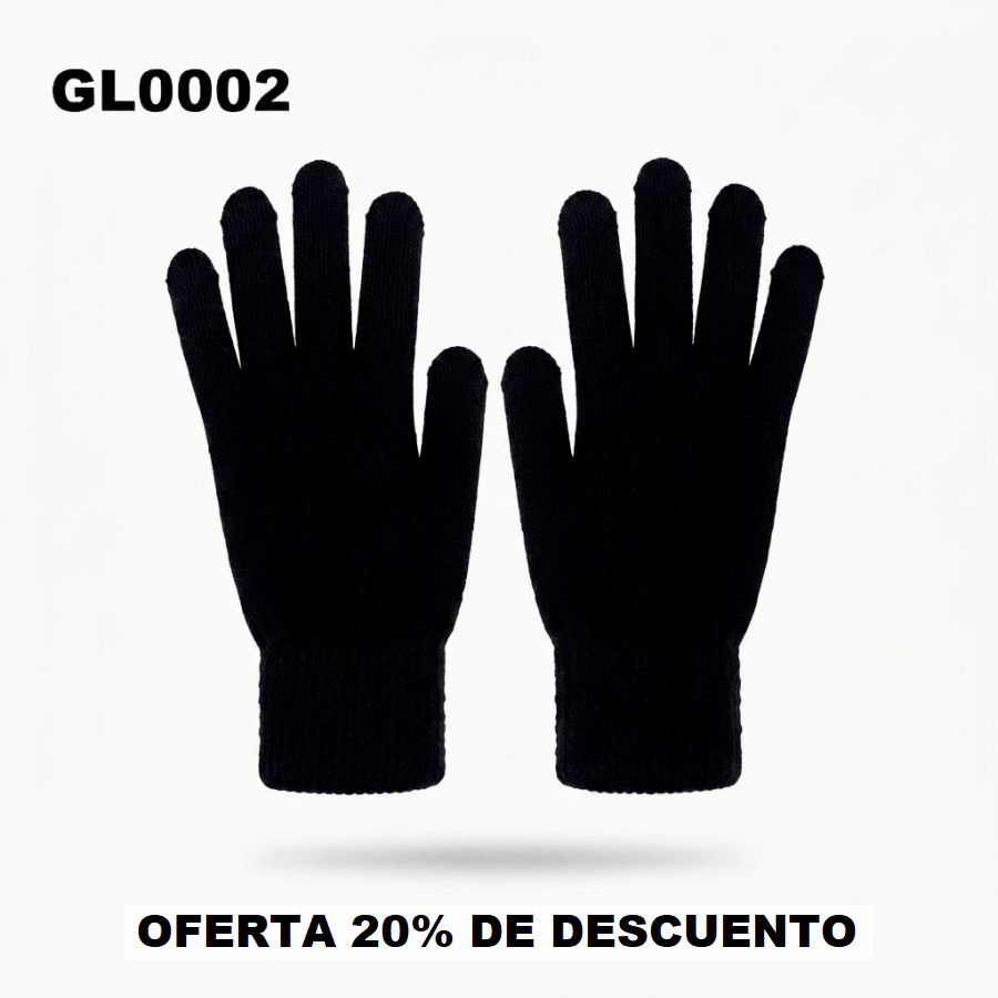 GL0002 GUANTE NEGRO