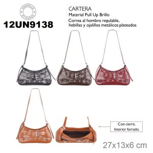 12UN9138 BANDOLERA DAMA CON DETALLES