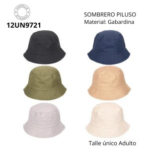 12UN9721 SOMBRERO PILUSO GABARGINA