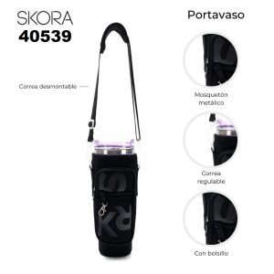 40539 Portavaso skora con bolsillo