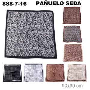 888-7-16 PAÑUELO SEDA 90x90 cm