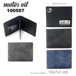 100507 BILLETERA HOMBRE MOTOR OIL RFID