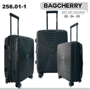 256.3-01 Set de 3 valijas PP Bagcherry