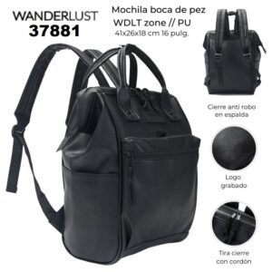 37881 Mochila Boca de Pez Wanderlust