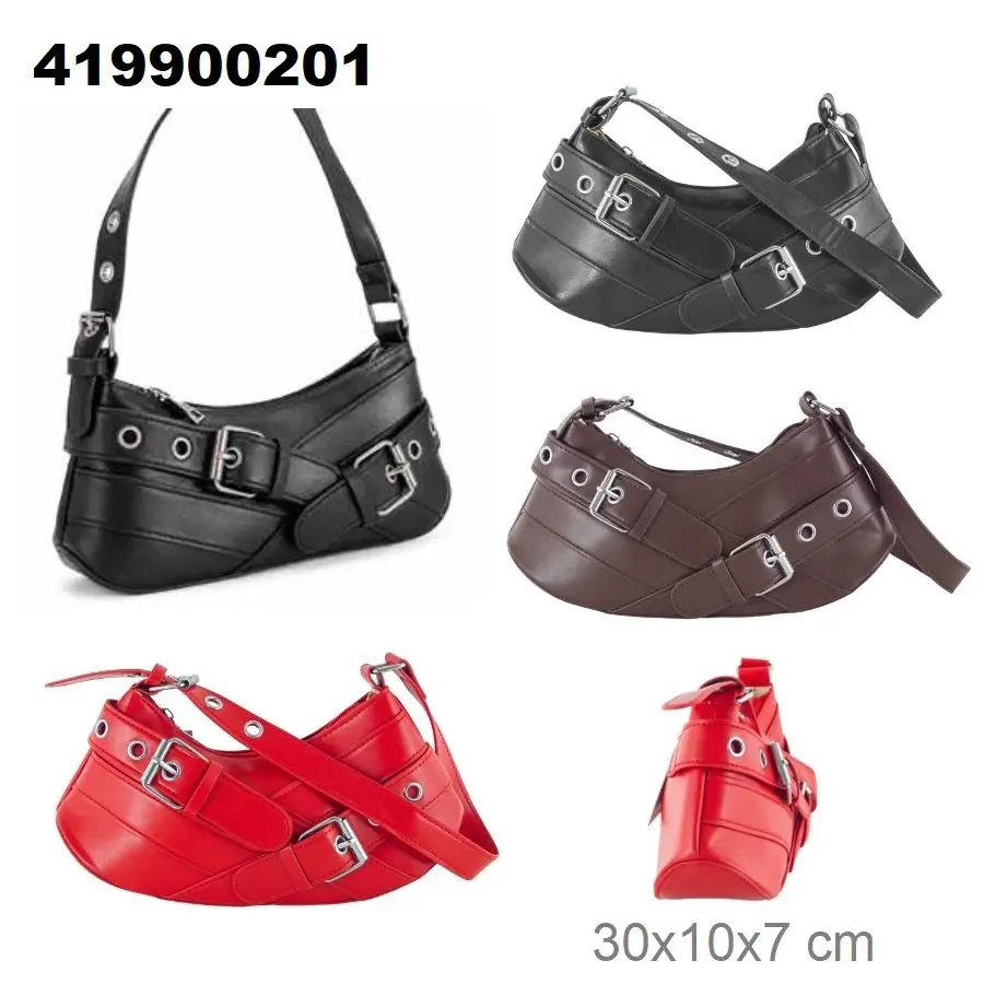 419900201 MINI BAG CON DOBLE HEBILLA