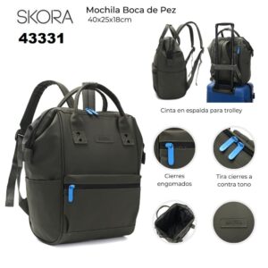 43331 Mochila boca de Pez engomada