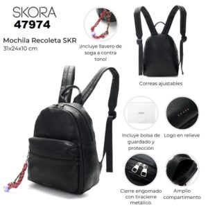 47974 Mochila Recoleta SKR con llavero