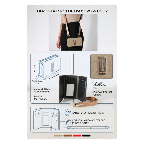B1023 BILLETERA PU XL - Imagen 2
