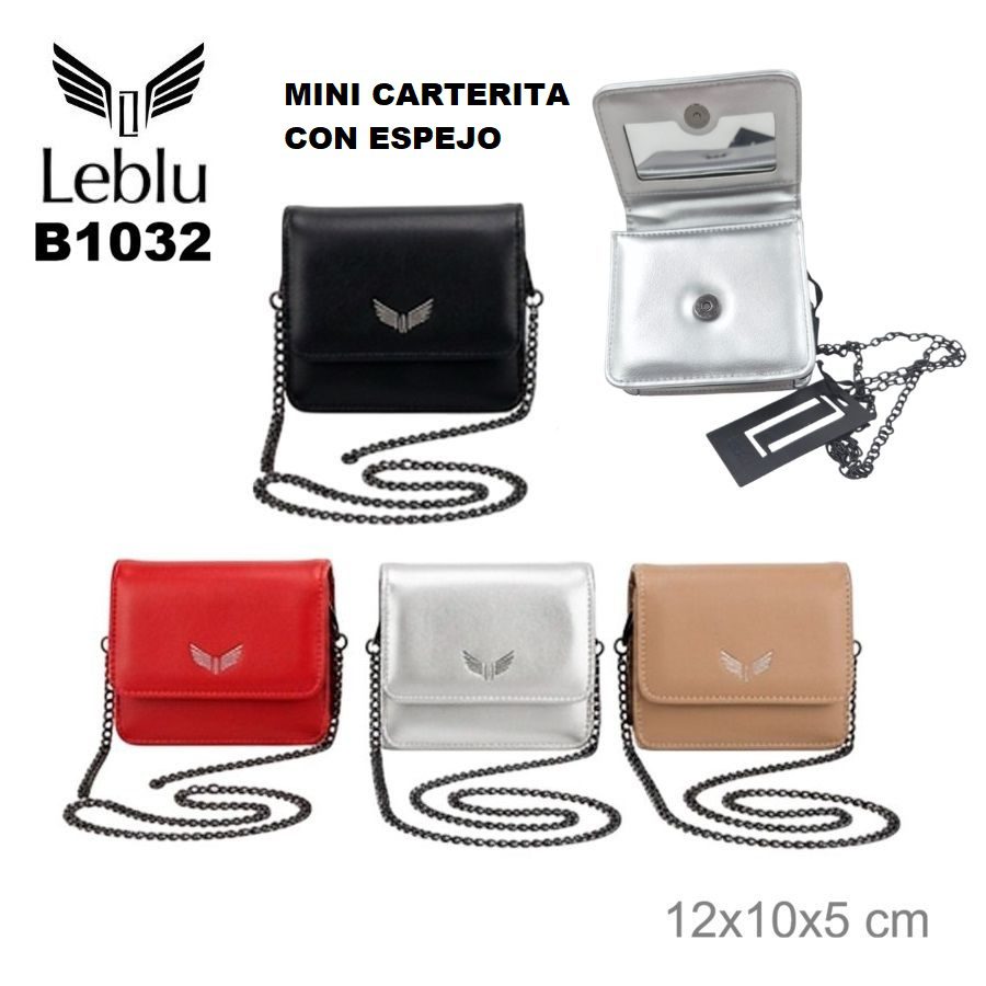 B1032 MINI CARTERITA CADENA ALAS