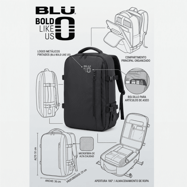 M021 MOCHILA LISA - Imagen 2