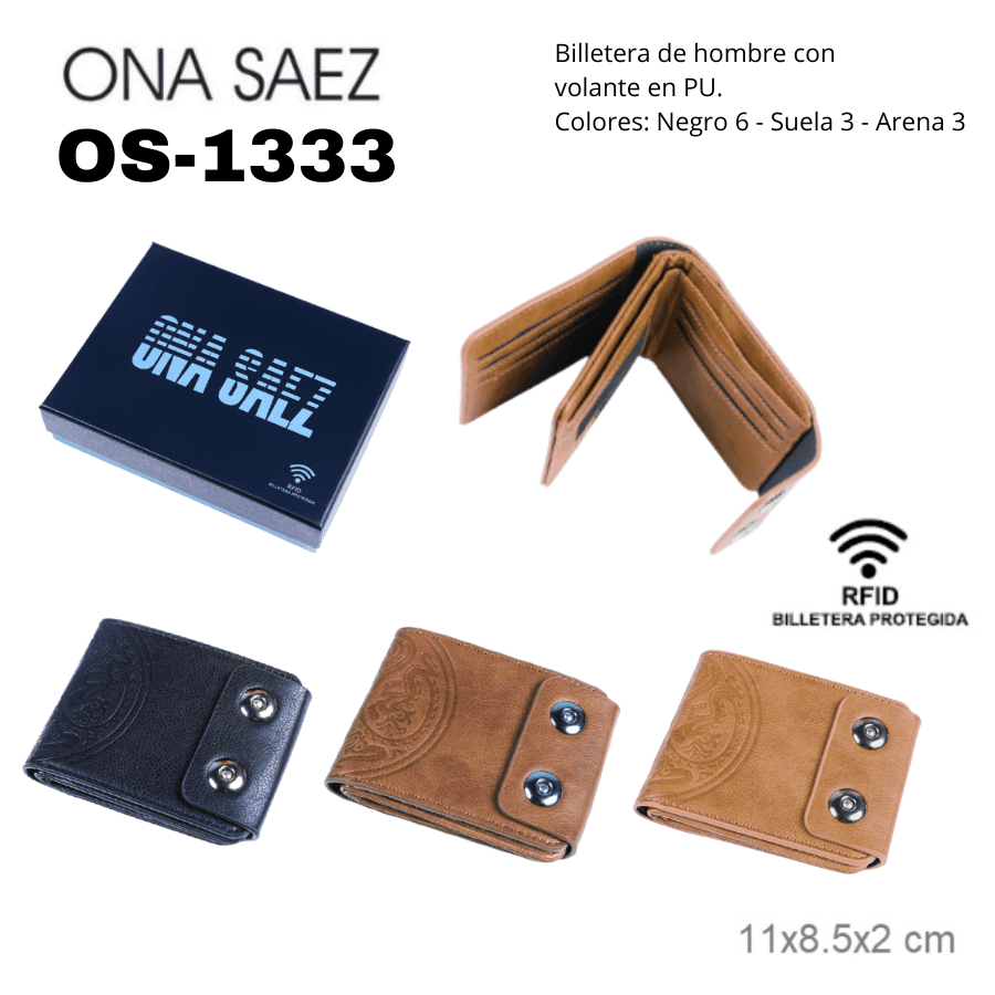 OS1333 BILLETERA DE HOMBRE ONA SAEZ