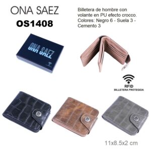 OS1408 BILLETERA DE HOMBRE ONA SAEZ