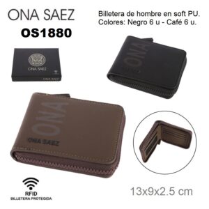 OS1880 BILLETERA DE HOMBRE ONA SAEZ