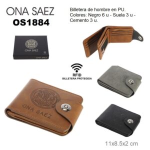 OS1884 BILLETERA DE HOMBRE ONA SAEZ