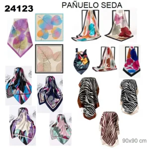 24123 PAÑUELO SEDA 90x90