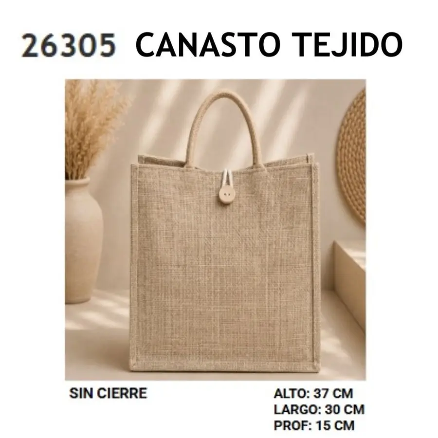 26305 CANASTO RECTANGULAR BOTON PLAYA