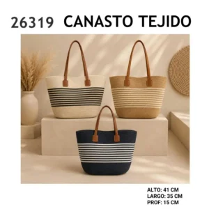 26319 BOLSO YUTE PLAYA RAYADO