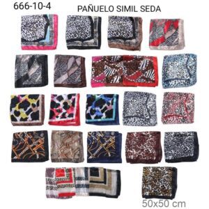 666-10-4 PAÑUELO SIMIL SEDA 50x50 cm